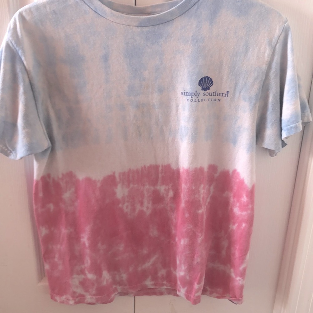 Simply Southern red, white, and blue shirt